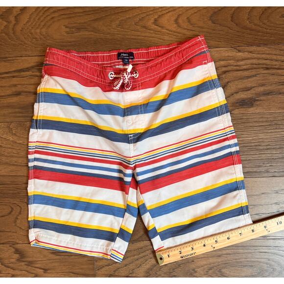 Johnnie-O Boys Swim‎ Trunks Size 10 Striped Swimsuit Shorts Beach Pool - Picture 6 of 8